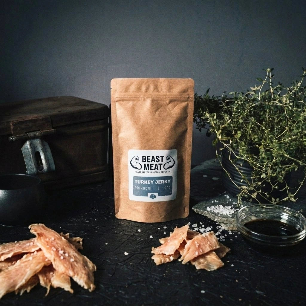 Krůtí jerky - Přírodní 50g