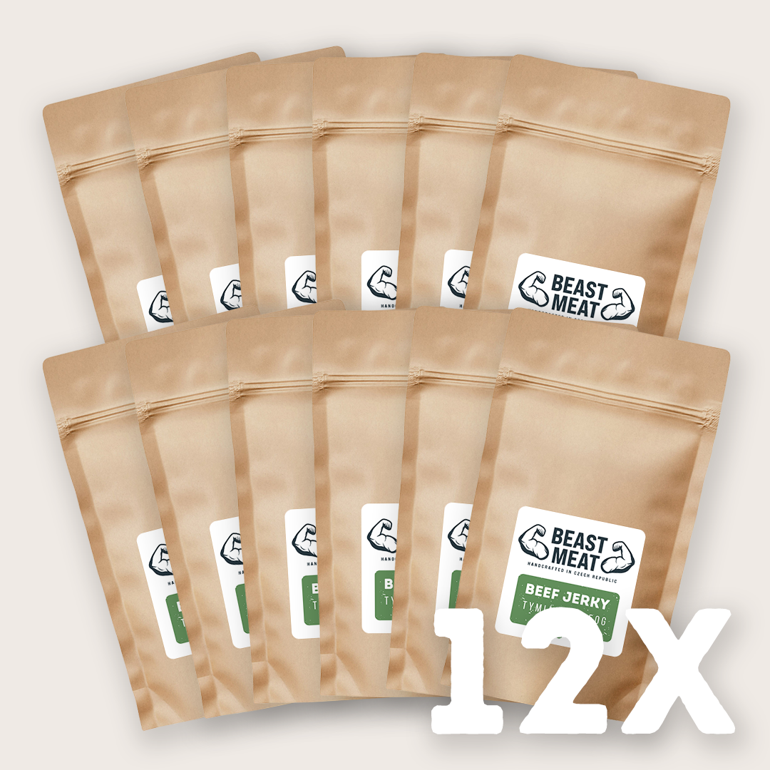 Výhodný set Hovězí jerky - Tymián