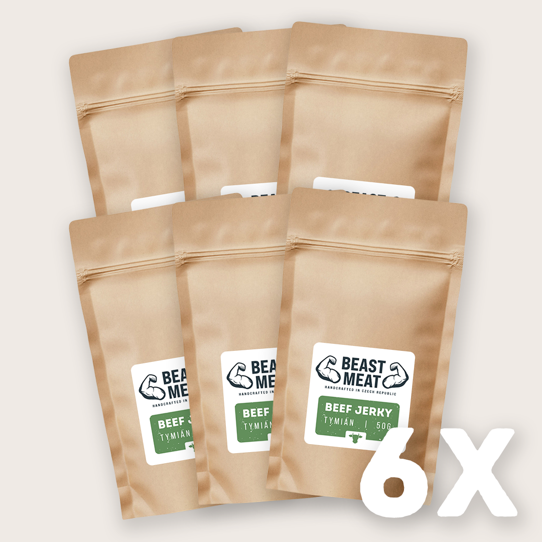 Výhodný set Hovězí jerky - Tymián