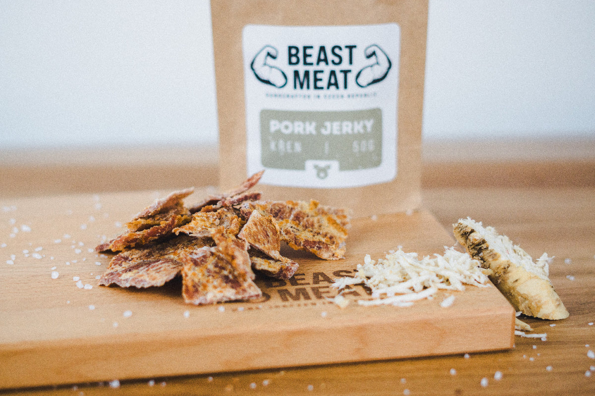 Vepřové jerky - Křen 50g