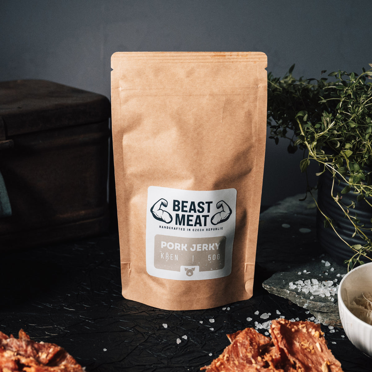 Vepřové jerky - Křen 50g
