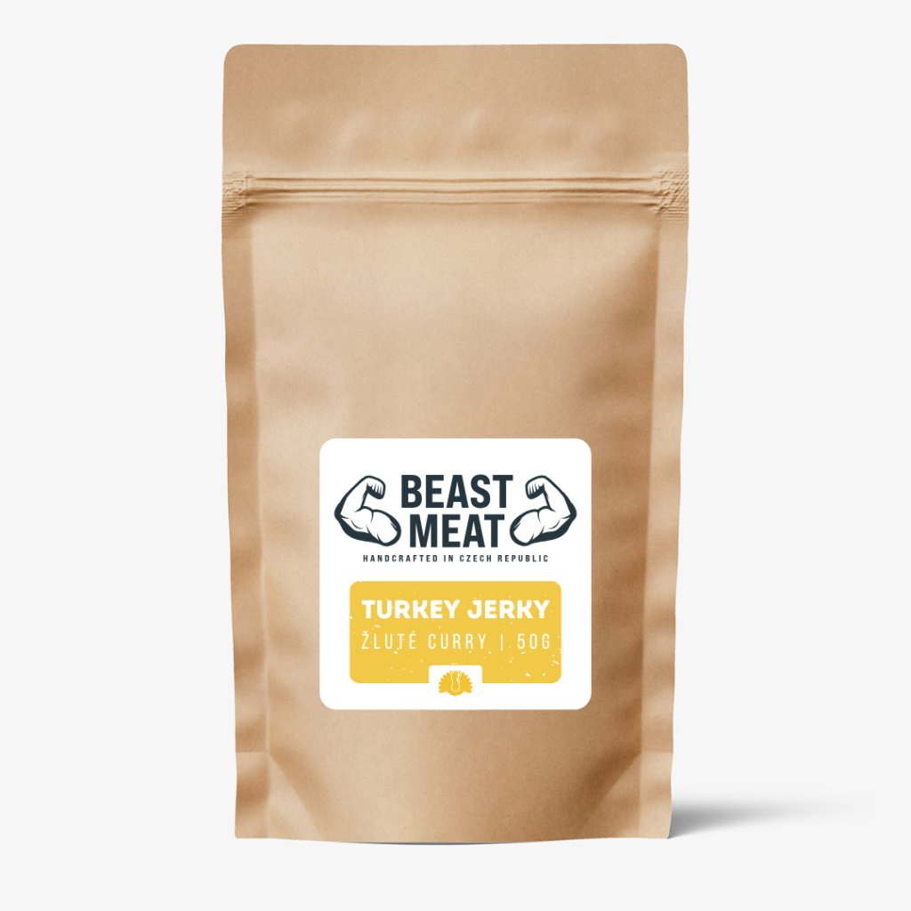 Výhodný set Krůtí jerky - Žluté curry