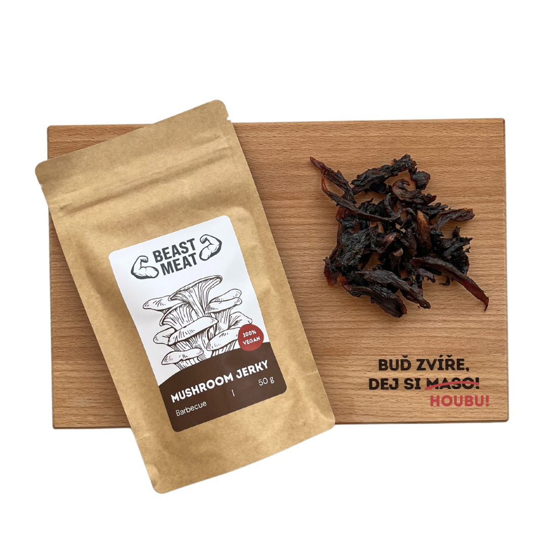 Houbové jerky - Hlíva Barbecue 50g