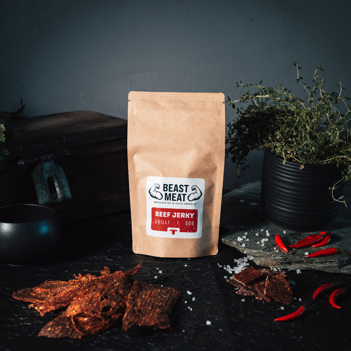Hovězí jerky - Chilli