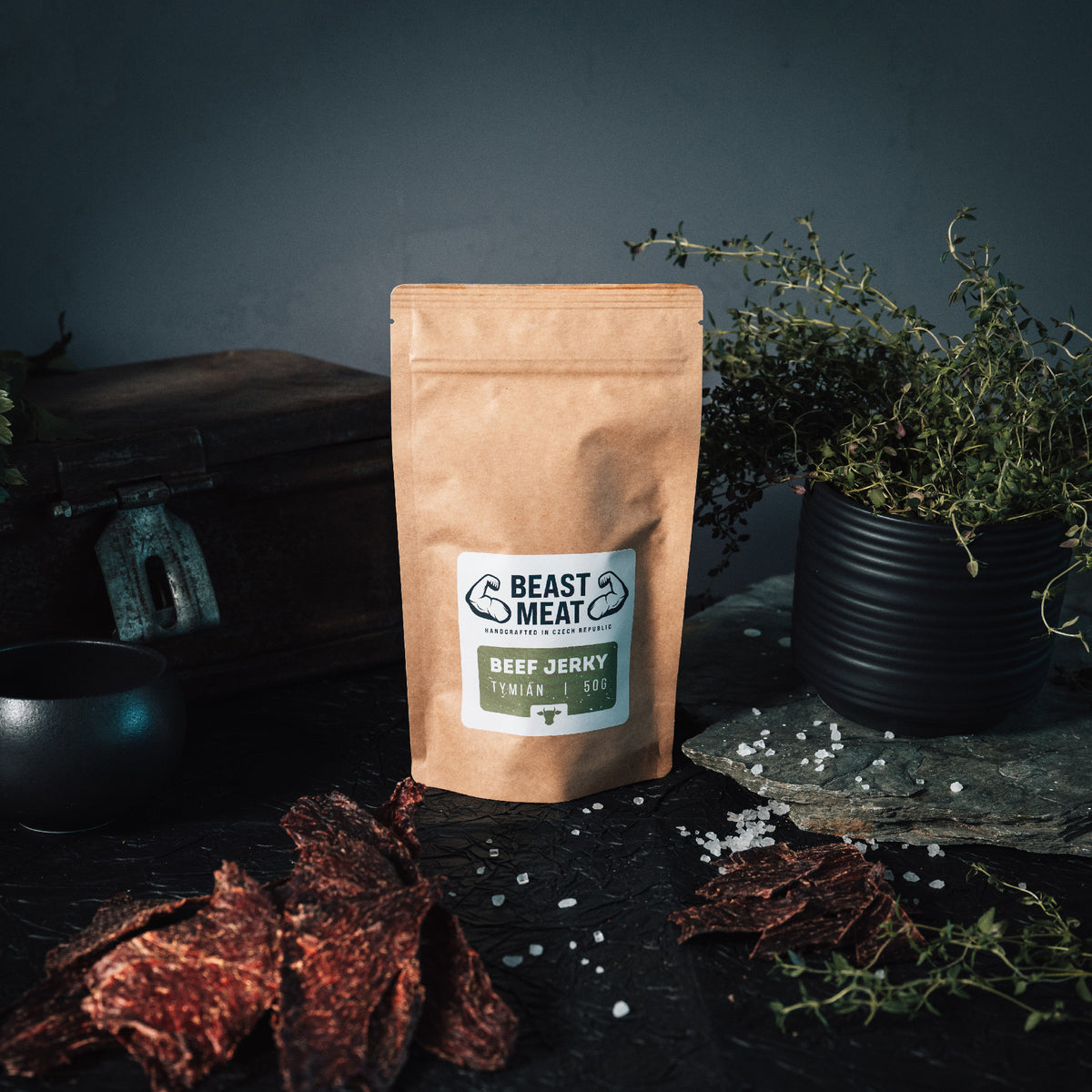 Hovězí jerky - Tymián