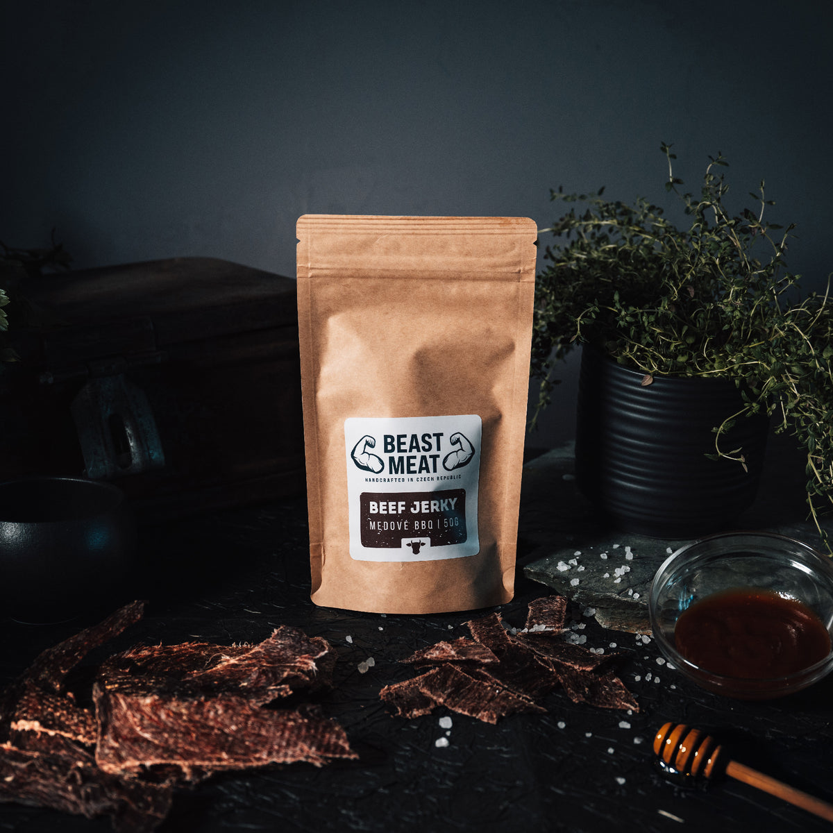 Hovězí jerky - Medové barbecue