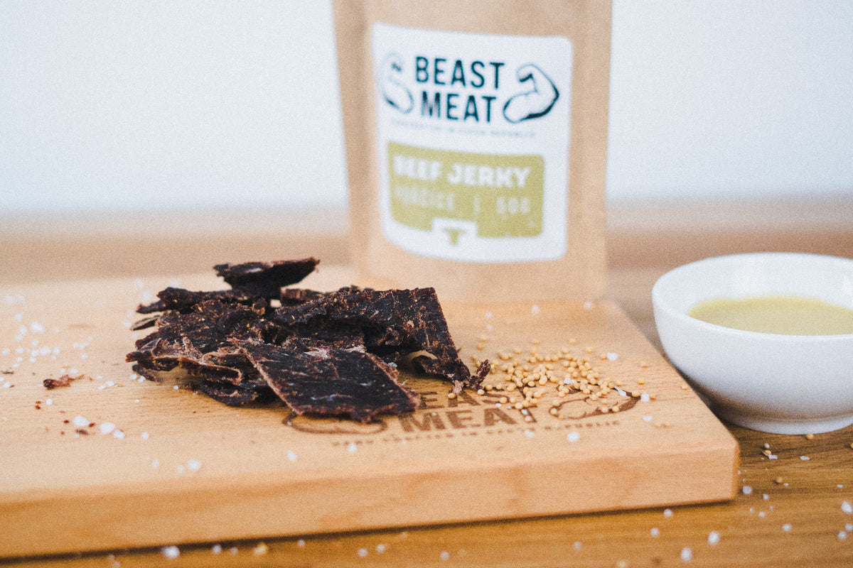 Hovězí jerky - Hořčice