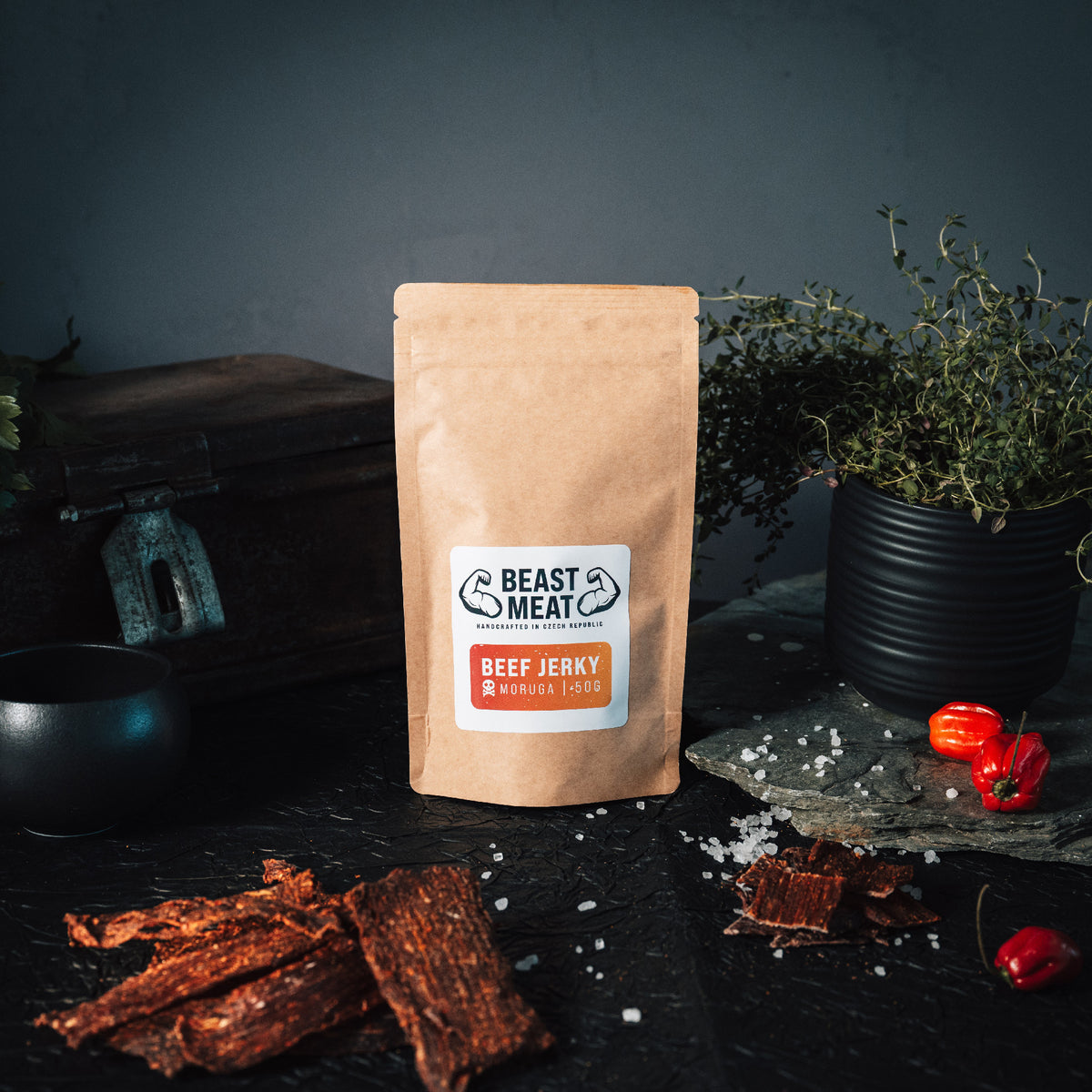 Hovězí jerky - Moruga 50g