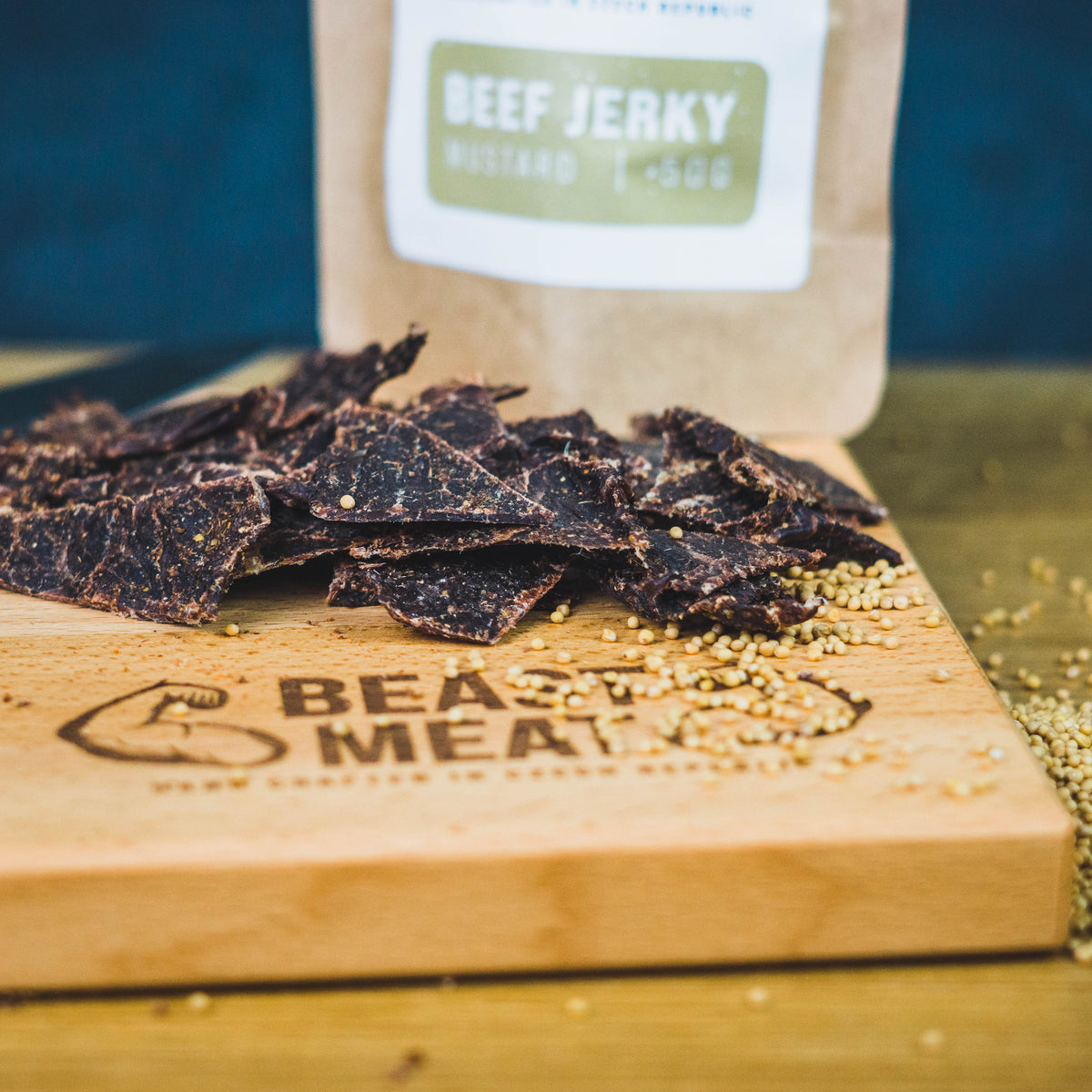 Výhodný set Hovězí jerky - Hořčice