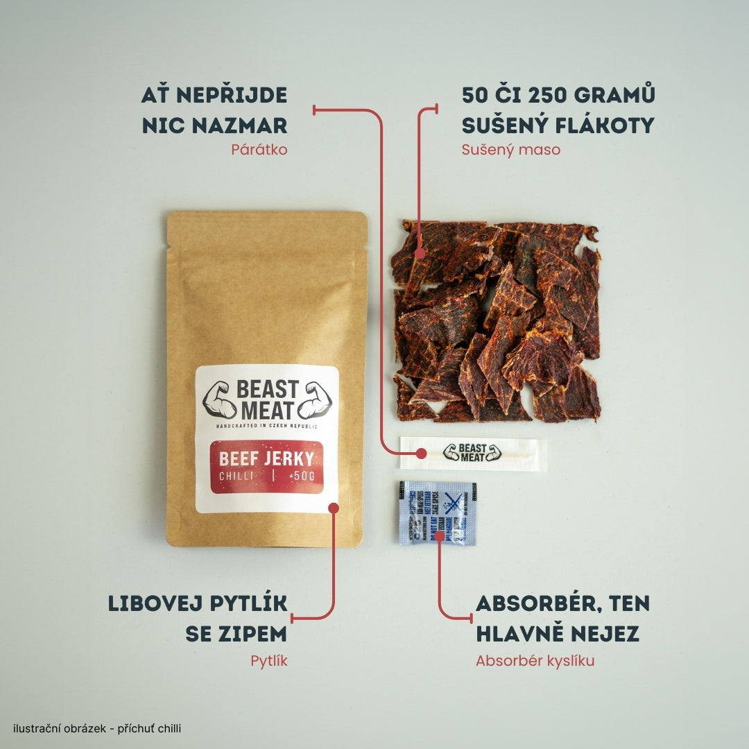 Výhodný set Hovězí jerky - Hořčice